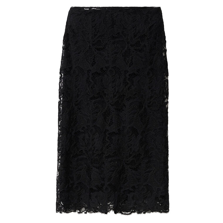 Macrame Lace Midi Skirt image number null