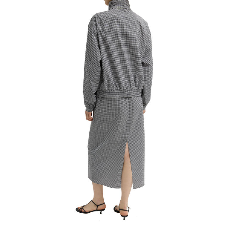 Tech Gingham Track Jacket image number null