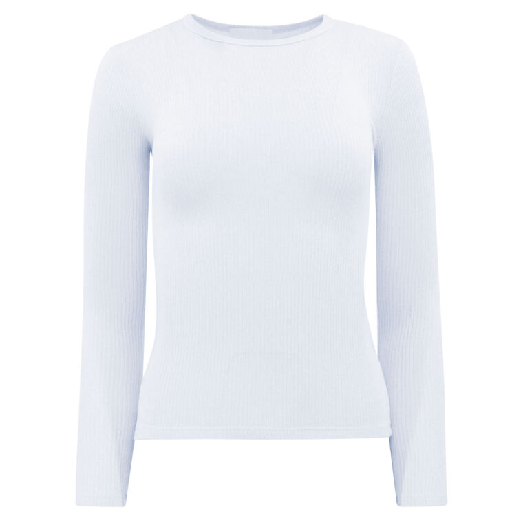 Quincy Long Sleeve Fitted Crewneck Tee image number null