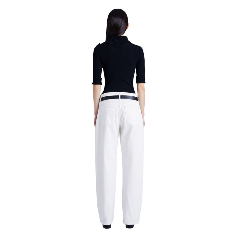 Daxton Turtleneck Sweater In Viscose Rib image number null