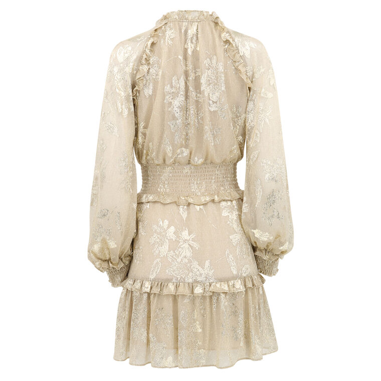 Raquel Gold Metallic Dress image number null