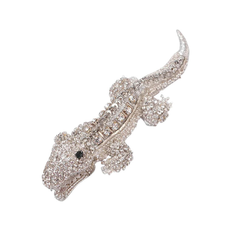 Alligator On Ice Brooch image number null