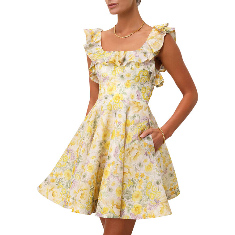 Harmony Frilled Mini Dress image number null