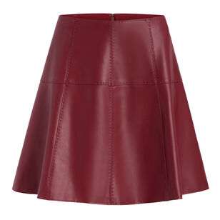 Crawford Vegan Leather Mini Skirt