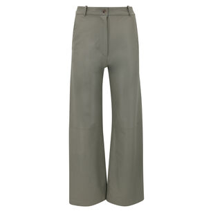 Noro Straight-Leg Leather Pants
