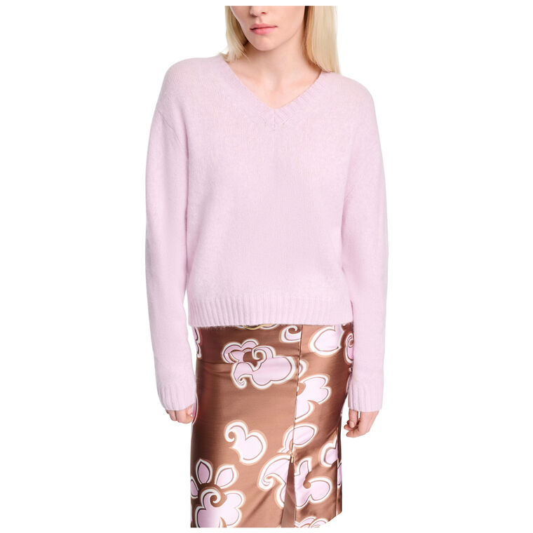 Fluffy Statements Long Sleeve Pullover Sweater image number null