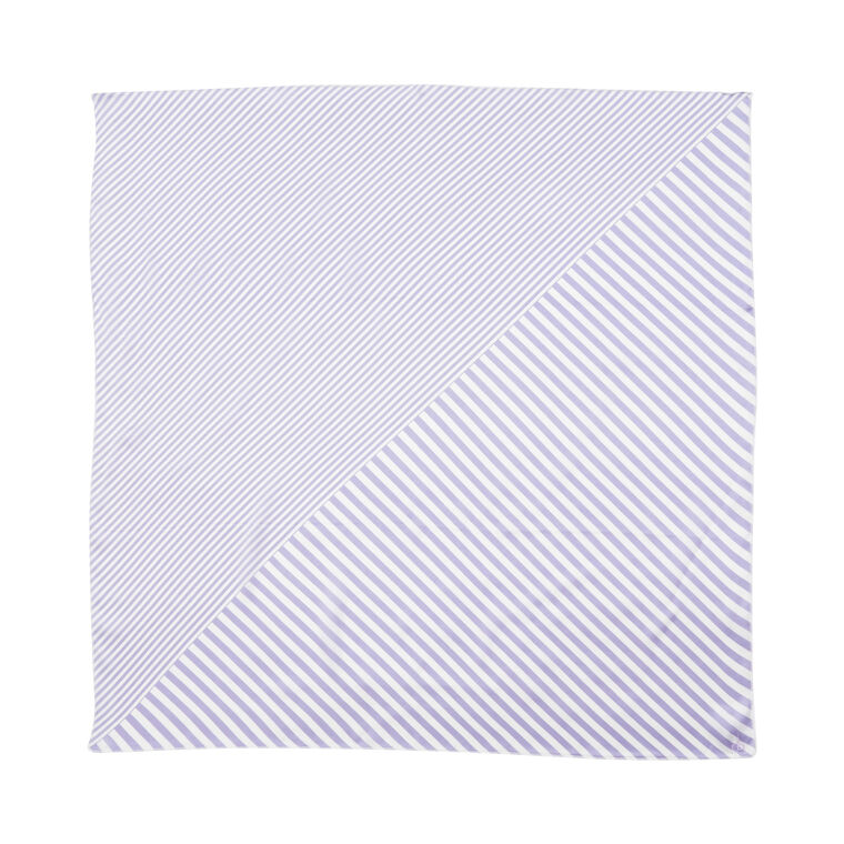 Gia Striped Italian Silk Scarf image number null