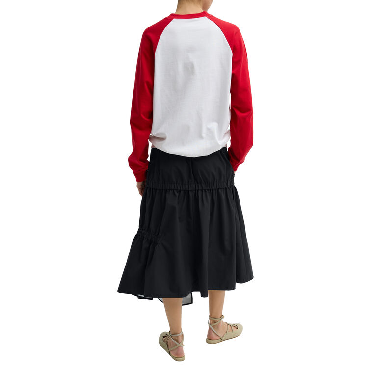 Tech Suiting Asymmetrical Skirt image number null