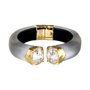 Bonbon Crystal Lucite Hinge Bracelet
