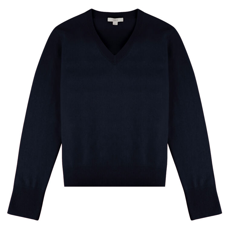 Casual Cashmere V-Neck Sweater image number null