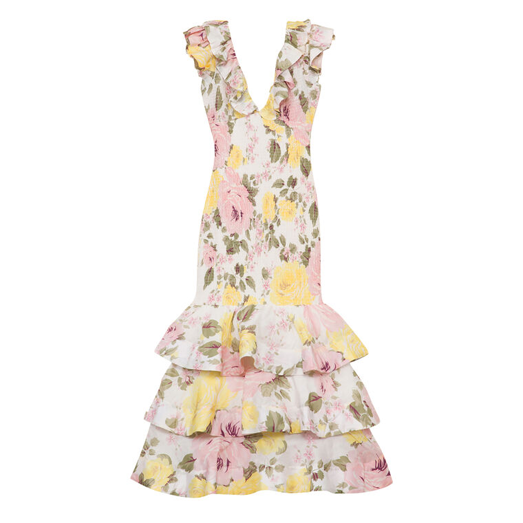 Viscose Smocking Dress image number null