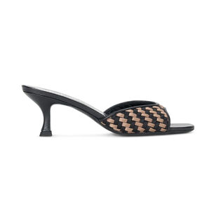 Brigitte Woven Satin Mule