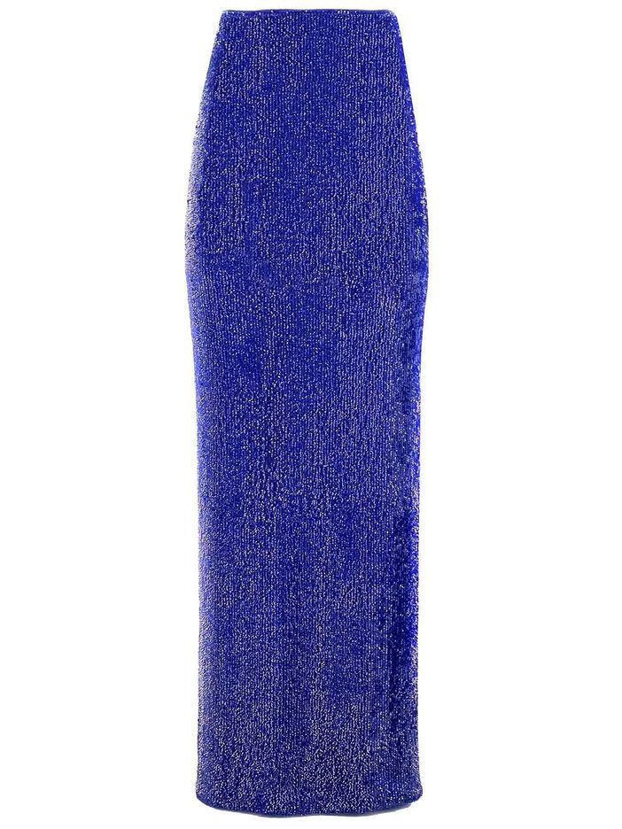 Long Sequin Skirt image number null