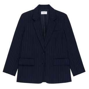 The Diana Pinstriped Blazer