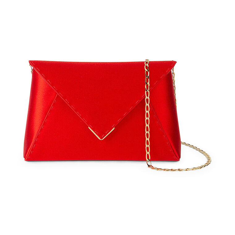 Lee Pouchet Small Clutch In Satin image number null