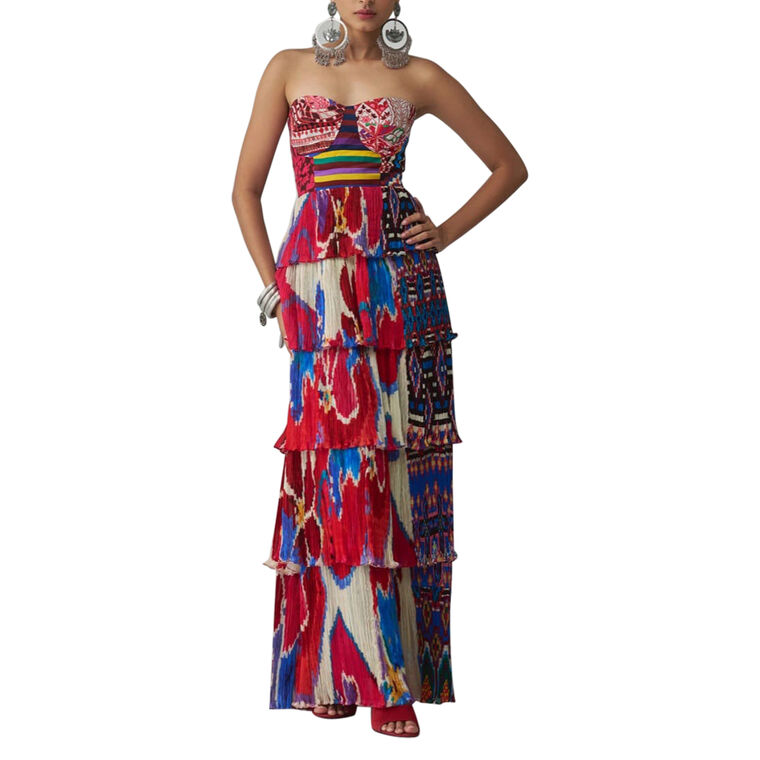 Helena Strapless Maxi Dress image number null