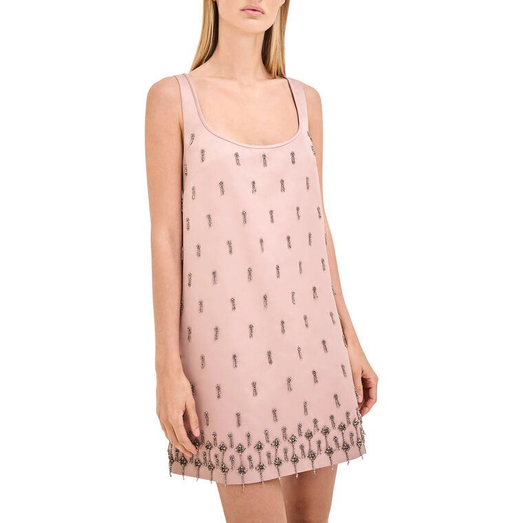 Delma Sleeveless Beaded Mini Dress image number null