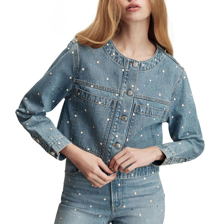 Lowry Embellished Denim Jacket image number null