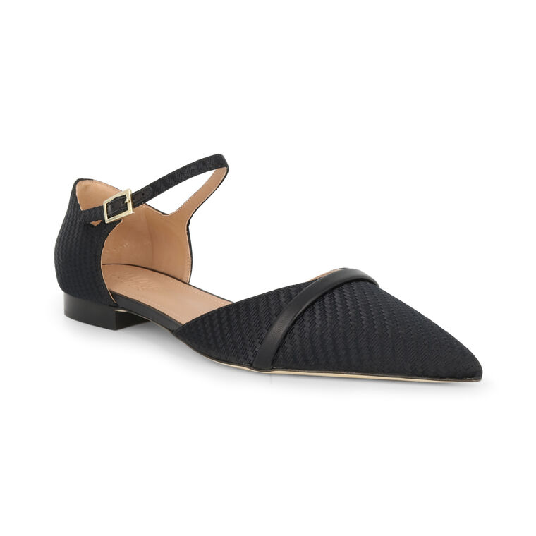 Ulla Jacquard Ankle-Strap Ballerina Flat image number null