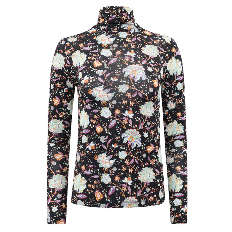 Aurelia Printed Turtleneck image number null