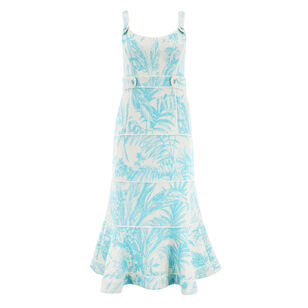 Kayleen Sleeveless Belted Midi Dress