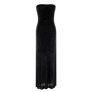 Delora Embellished Strapless Dress
