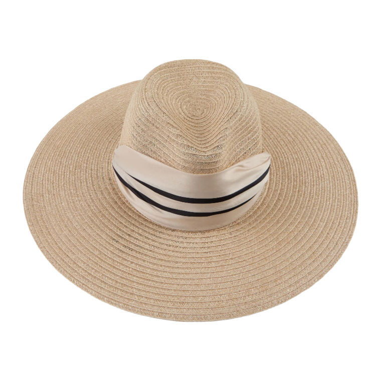 Cassidy Vented Hemp Wide Brim Fedora image number null
