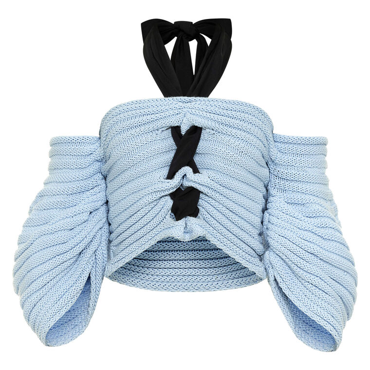 Veronica Halterneck Knit Top image number null
