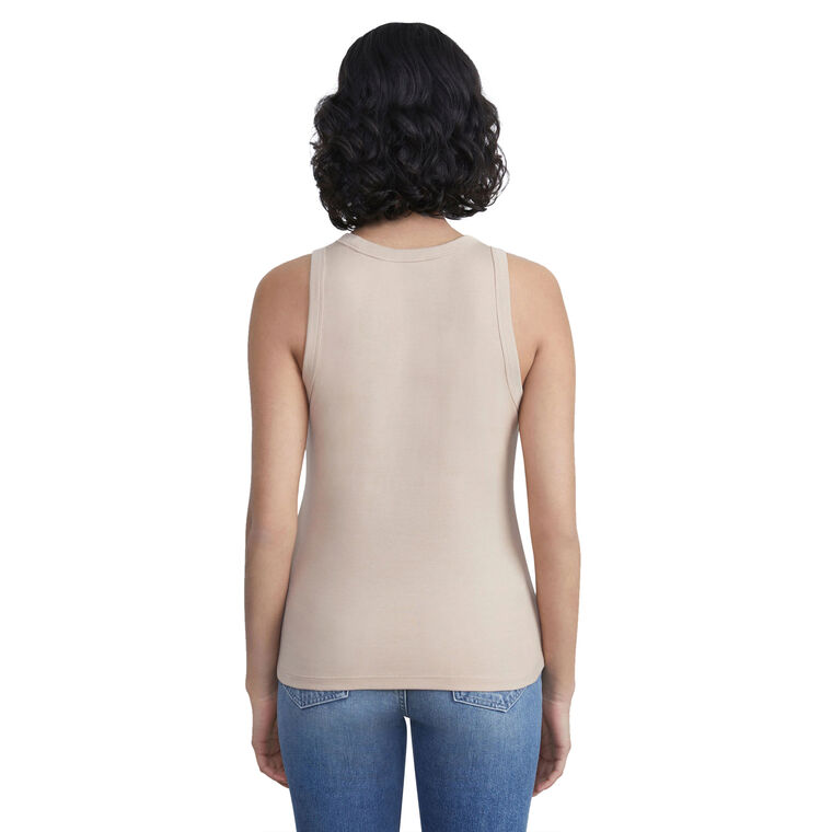 Cotton Rib Racerback Tank image number null
