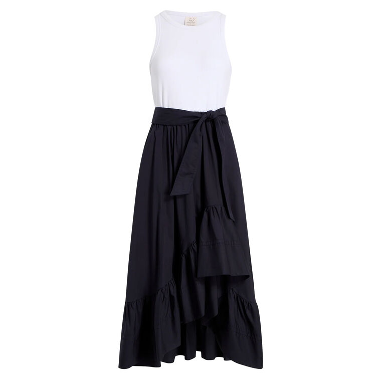 Zayla Sleeveless Belted Midi Dress image number null
