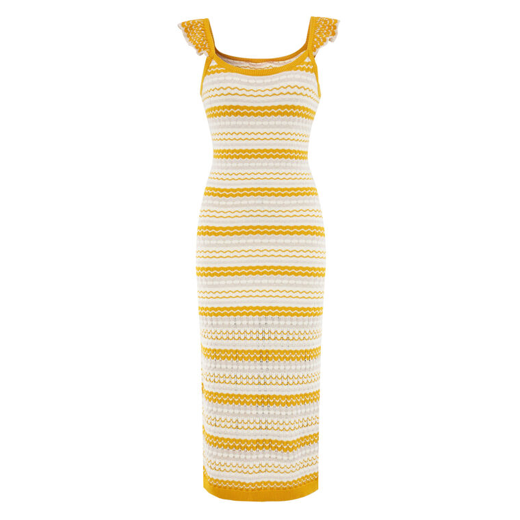 Kit Knit Sleeveless Midi Dress image number null