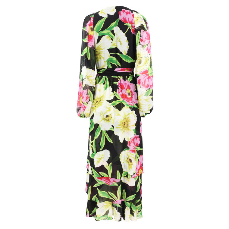 Courtney Floral Ruffled Maxi Dress image number null