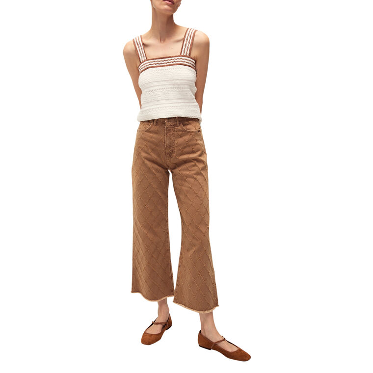 Taylor Cropped High Rise Jean image number null