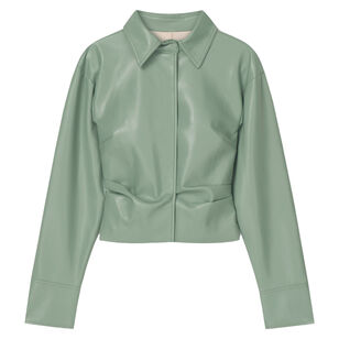 Hildie Alternative Leather Shirt