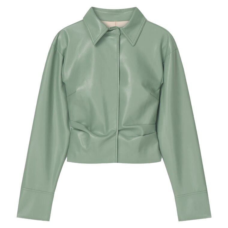 Hildie Alternative Leather Shirt image number null