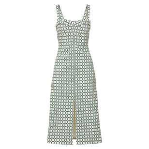 Colleen Stretch-Linen Sleeveless Midi Dress
