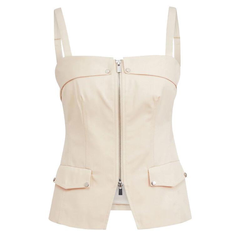 Jayden Zip Front Moto Top image number null