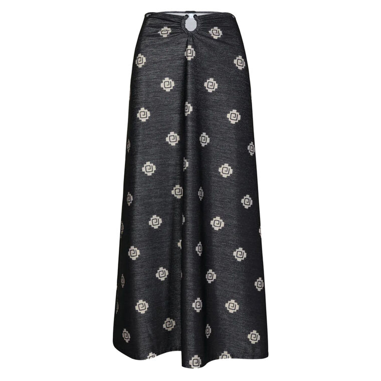 Keel A-Line Midi Skirt image number null