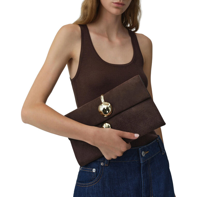 Amaya Leather Clutch image number null