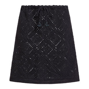 Zebbie Crochet Mini Skirt
