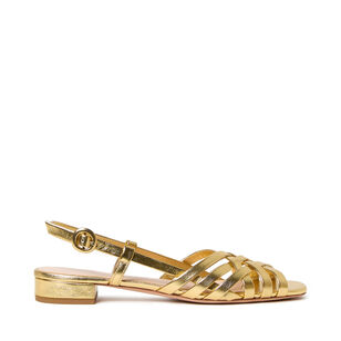 Lattice Sling Flat Sandal