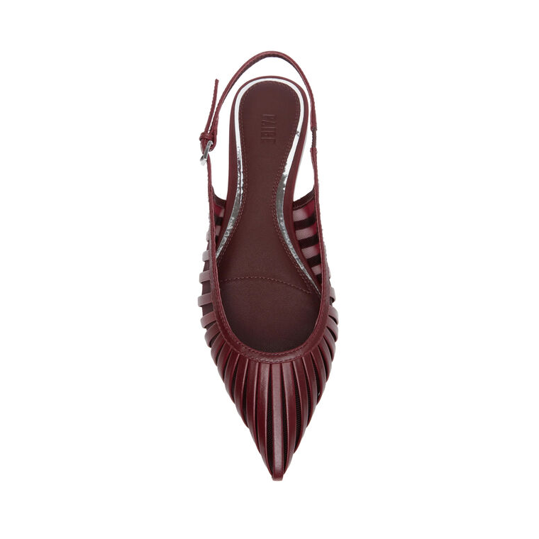 Tera Caged Slingback Flat image number null