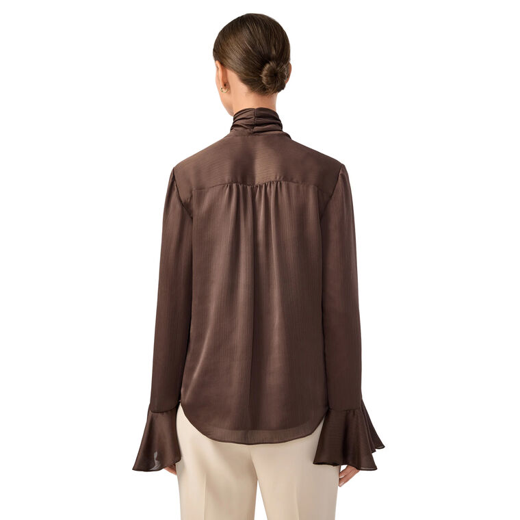 Alora Lavalliere Long Sleeve Blouse image number null