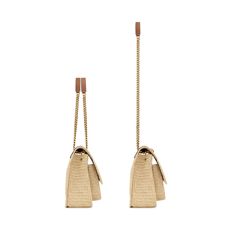 Niki Medium Shoulder Bag In Raffia image number null