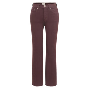 Mara Mid Rise Ankle Straight-Leg Jean