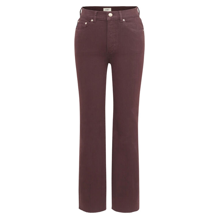 Mara Mid Rise Ankle Straight-Leg Jean image number null