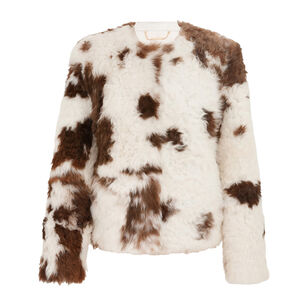 Hypnotic Spot Shearling Jacket