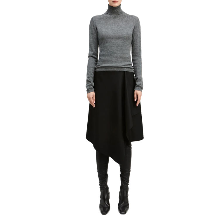 Alexander Asymmetric Wrap Skirt image number null