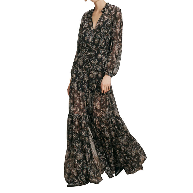 Isra Silk Dress image number null