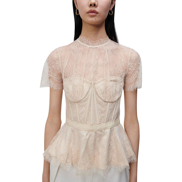 Kehlani Lingerie Lace Bustier Top image number null